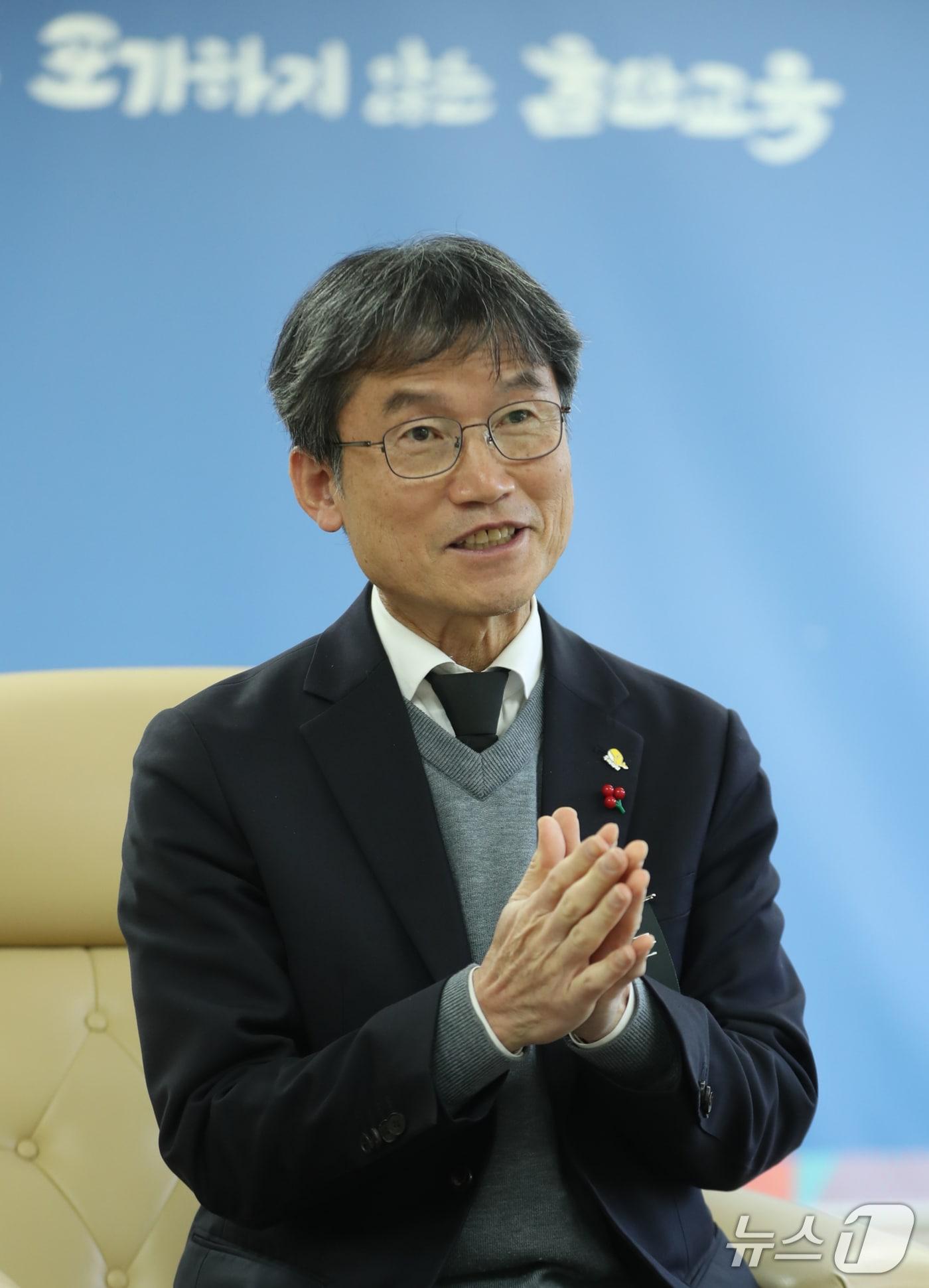 본문 이미지 - [인터뷰] 천창수 울산교육감 ⓒ News1 김세은 기자