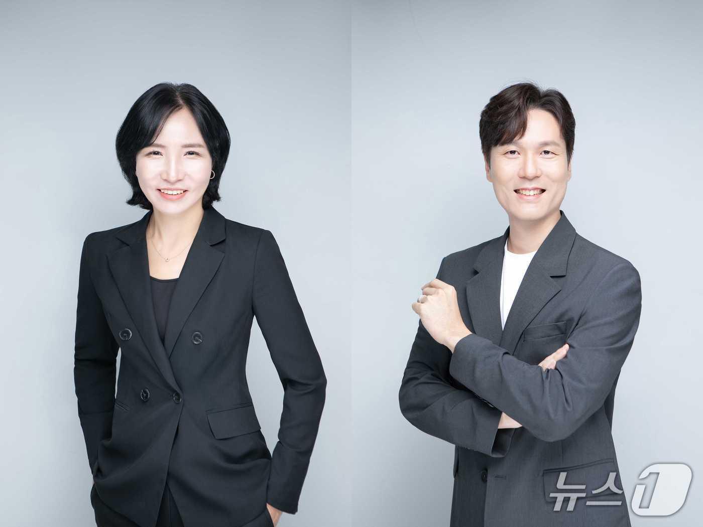 본문 이미지 - 이연수 CEO&#40;왼쪽&#41;과 김민재 CTO&#40;NC AI 제공&#41;/뉴스1