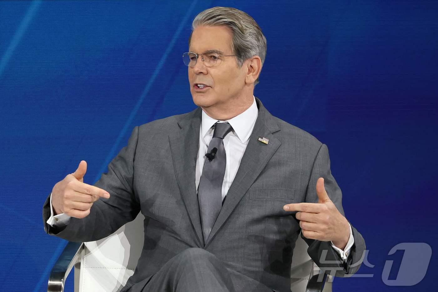 스콧 베선트 미국 재무장관 &lt;자료사진&gt; ⓒ AFP=뉴스1