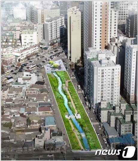 본문 이미지 - 굴포천 생태하천 복원 사업 조감도/뉴스1