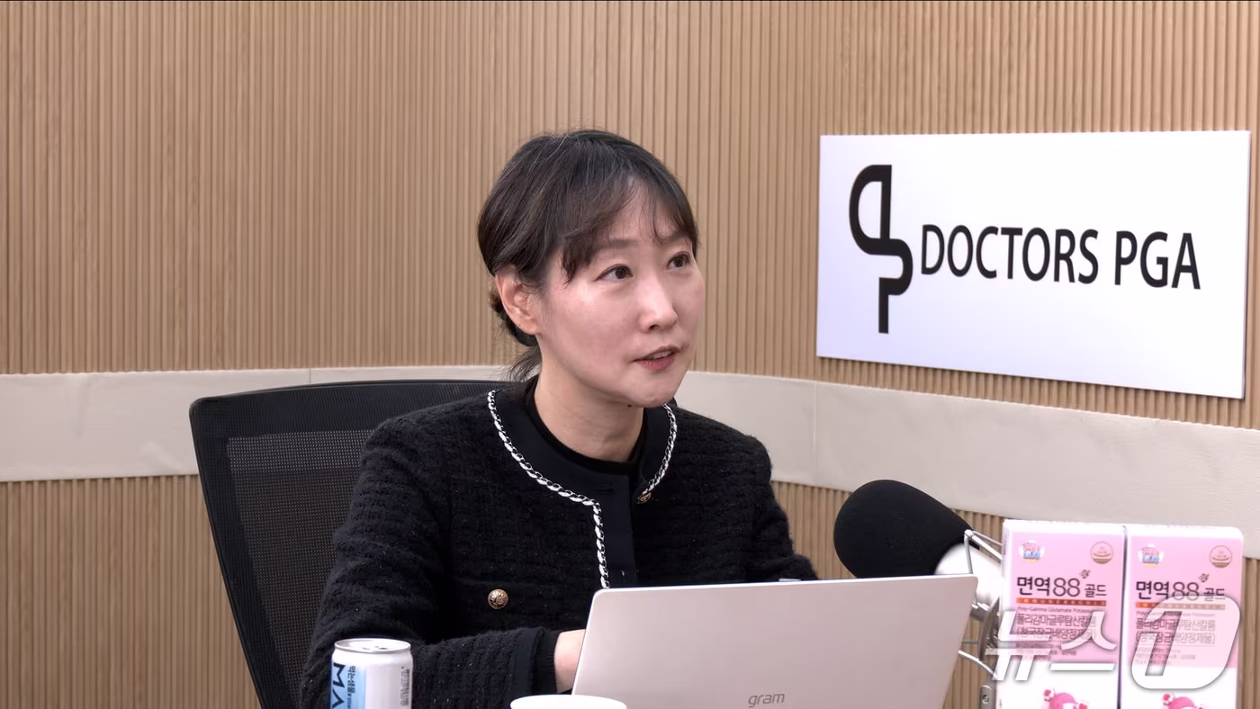 이지은 더불어민주당 서울 마포갑 지역위원장이 4일 뉴스1TV &#39;팩트앤뷰&#39;에 출연해 질문에 답하고 있다.&#40;뉴스1TV &#39;팩트앤뷰&#39; 캡처&#41;