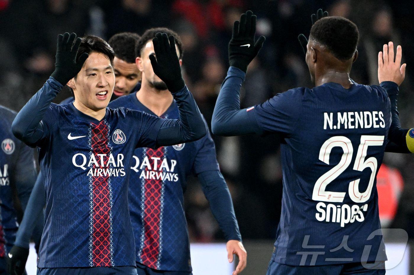 PSG 이강인. ⓒ AFP=뉴스1