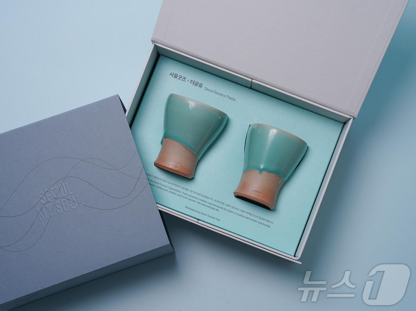 본문 이미지 - 청자컵 세트 패키지 구성 사진&#40;서울관광재단 제공&#41; 