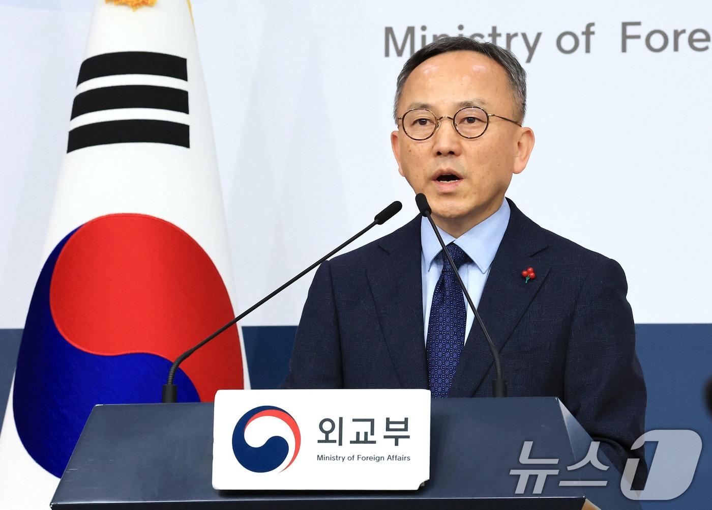 본문 이미지 - 박일 외교부 대변인./뉴스1 ⓒ News1 임세영 기자