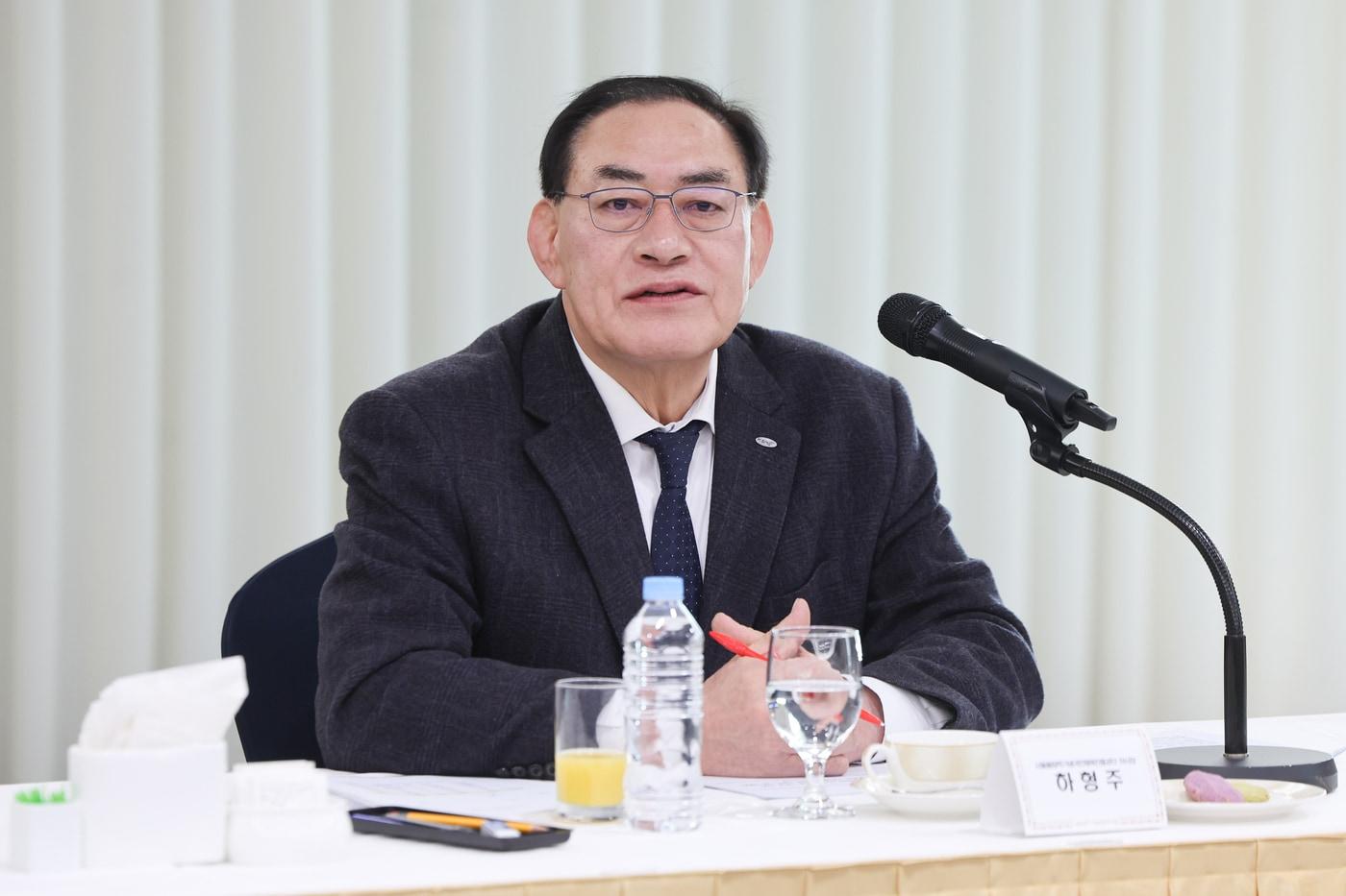 취임 1주년을 맞이한 하형주 국민체육진흥공단 이사장&#40;체육공단 제공&#41; 