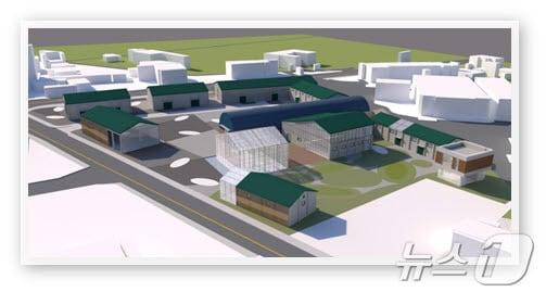 본문 이미지 - 영암군 창업문화타운 조감도&#40;영암군 제공.재판매 및 DB금지&#41; /뉴스1 