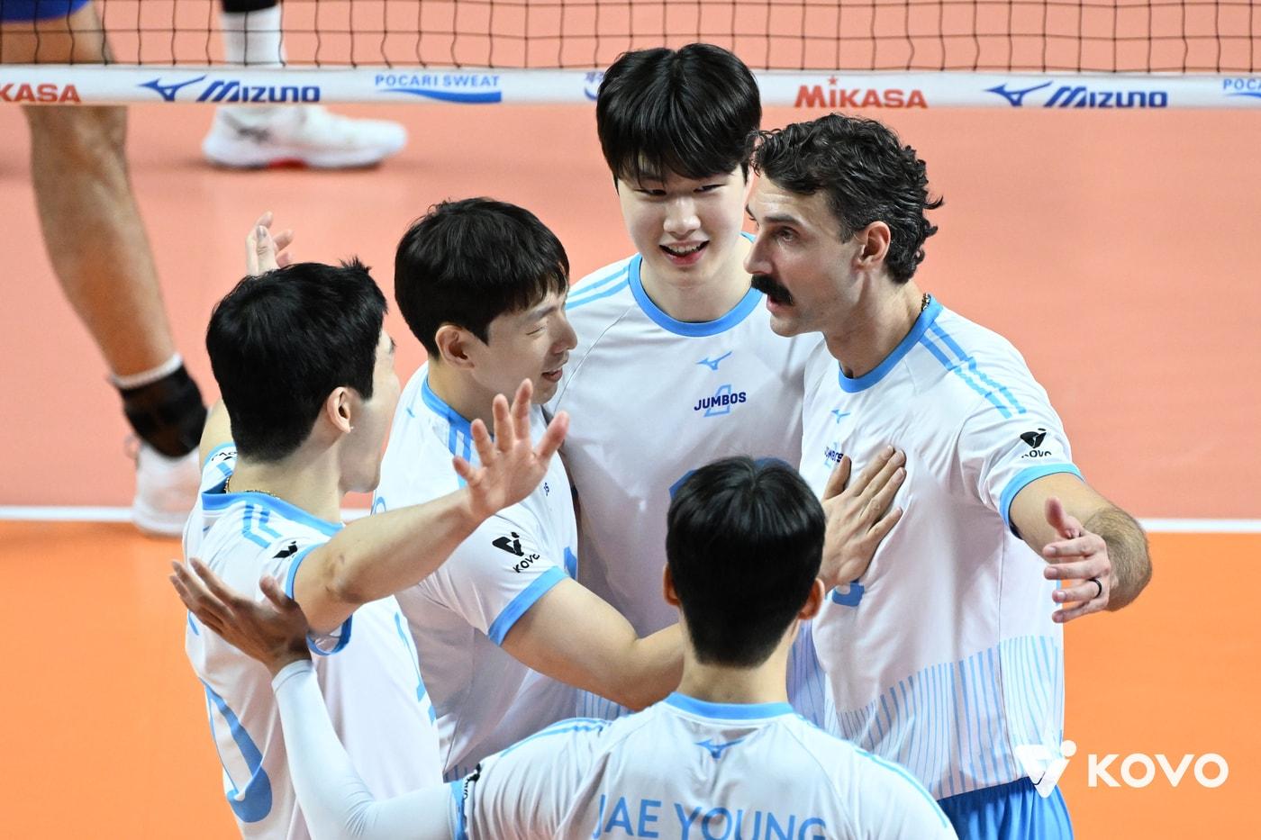 프로배구 대한항공이 9연승을 이어갔다. &#40;KOVO 제공&#41;