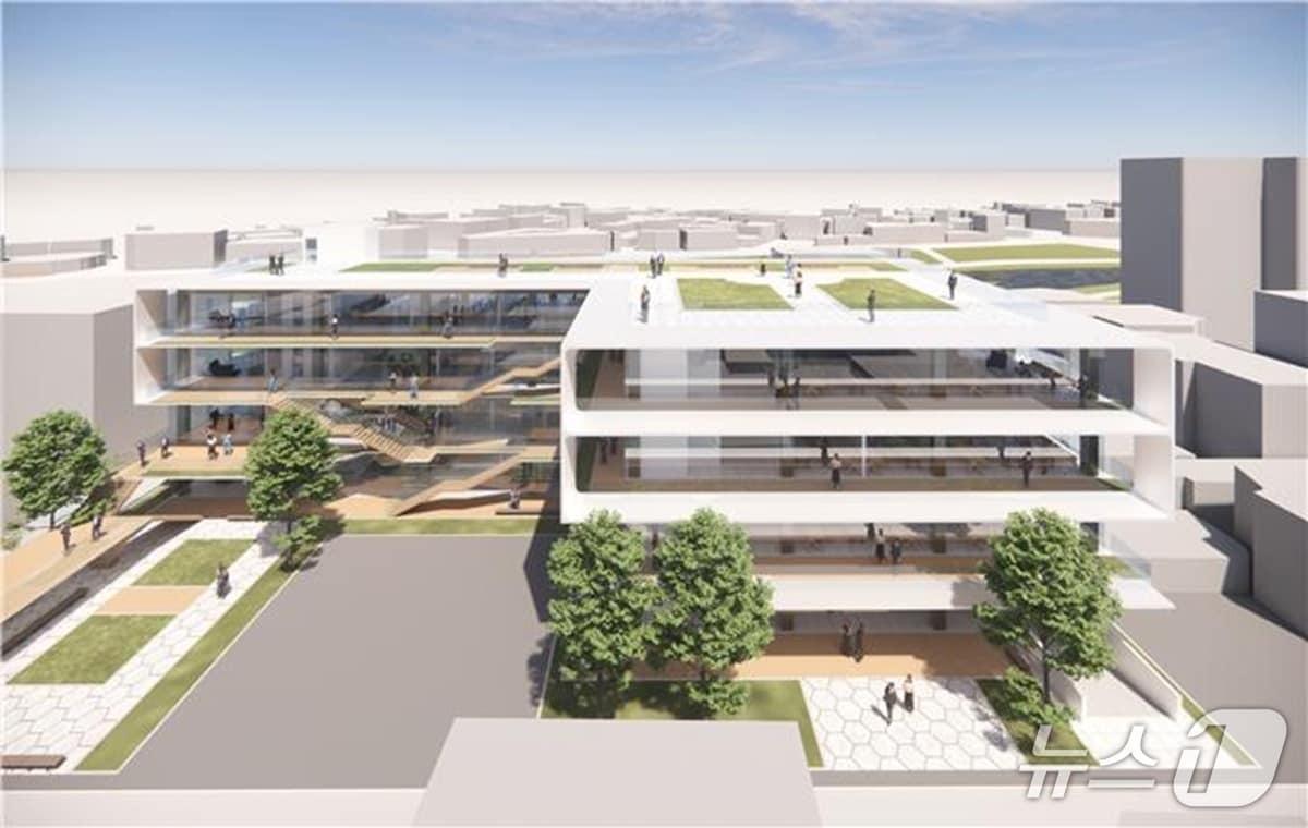 본문 이미지 - 웹툰 IP 첨단 클러스터 조감도 &#40;대전시 제공&#41; / 뉴스1