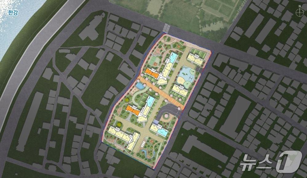 본문 이미지 - &#39;풍납미성아파트&#39; 재건축 위치도 &#40;서울시 제공&#41;