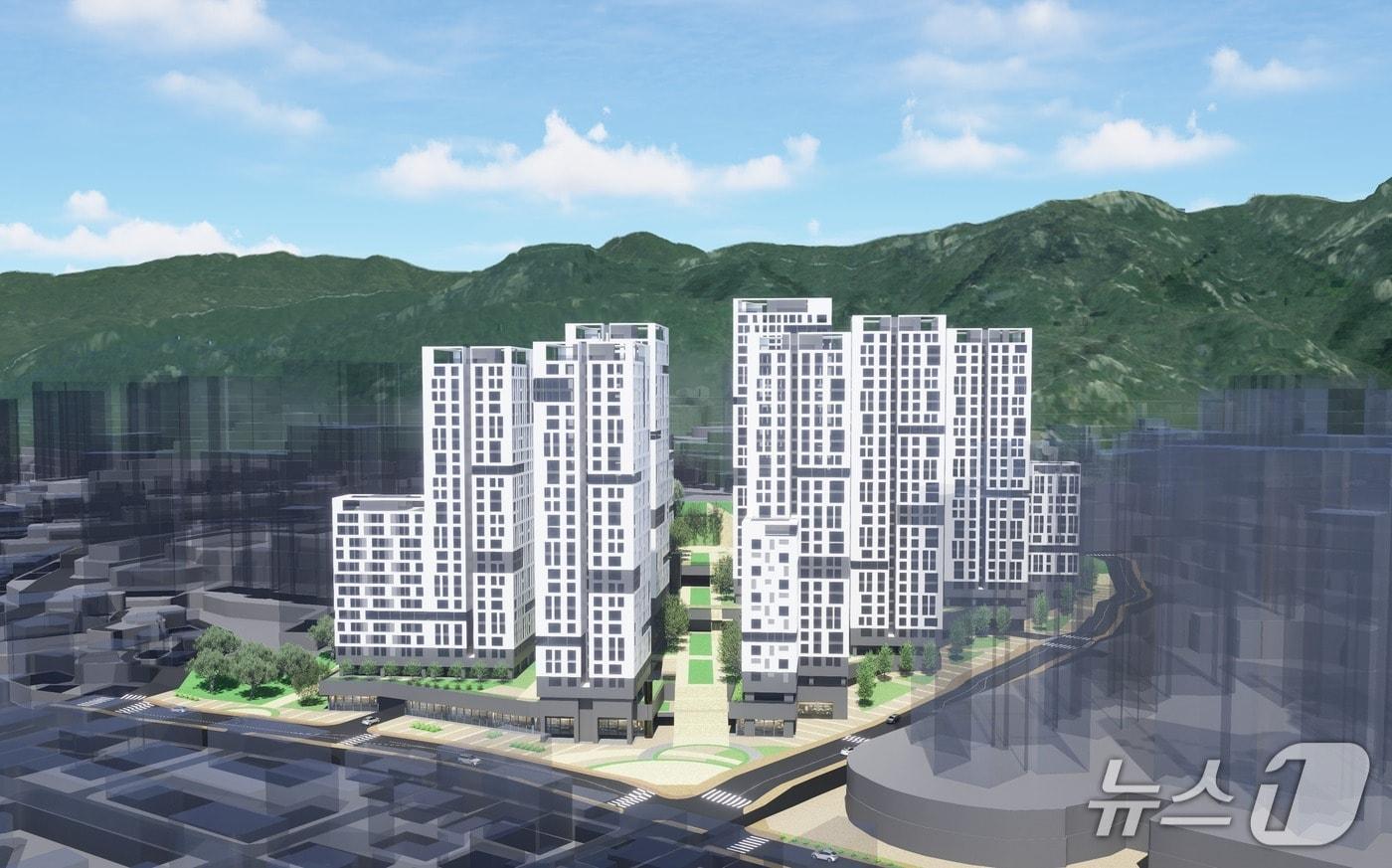 홍제동 267-1번지 일대 주택재개발 투시도 &#40;서울시 제공&#41; 뉴스1 ⓒ News1