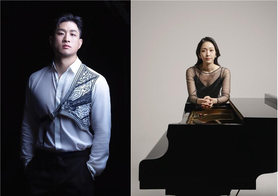 본문 이미지 - &#39;호두까기인형&#39;에 출연하는 피아니스트 박진우&#40;왼쪽&#41;와 이정은&#40;세종문화회관 제공&#41;