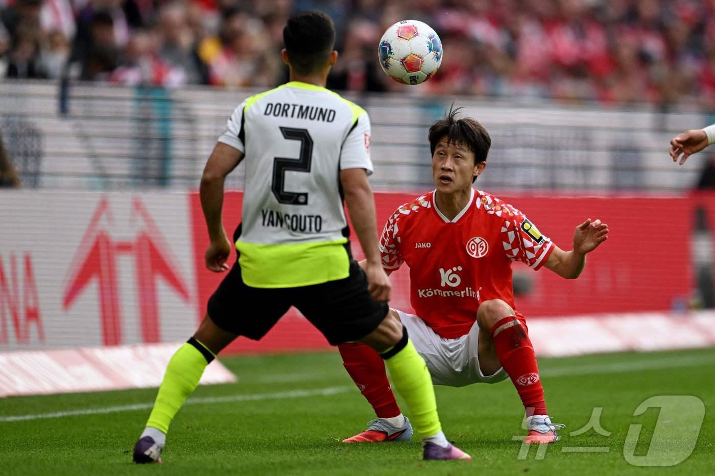 마인츠의 이재성&#40;오른쪽&#41; ⓒ AFP=뉴스1