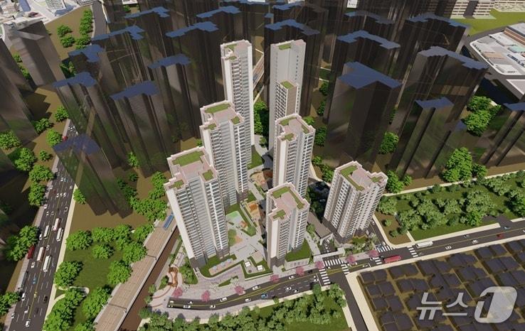 본문 이미지 -  동대문구 이문동 170-65번지 일대 예상 조감도 &#40;서울시 제공&#41; 뉴스1 ⓒ News1 