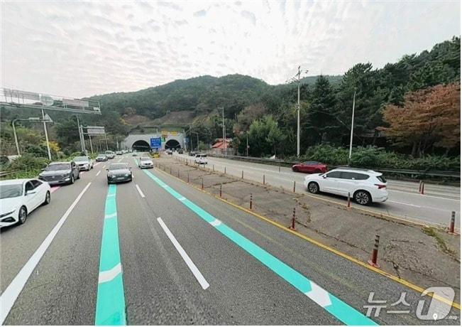 본문 이미지 - 장산터널 모습.&#40;부산시 제공. 재판매 및 DB금지&#41;