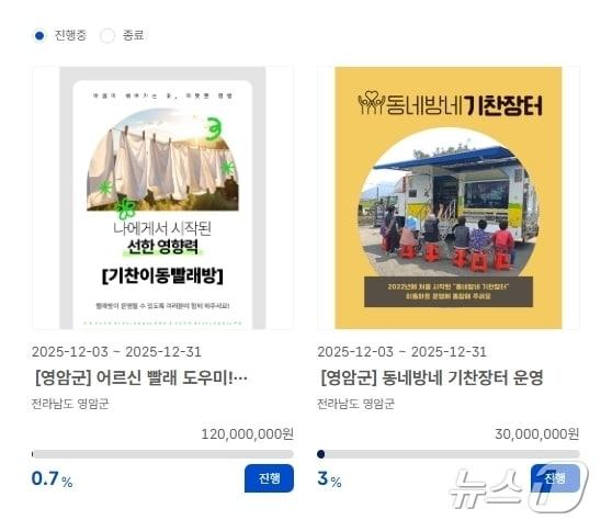 본문 이미지 - 영암군 고향사랑기금 지정기부 홍보 이미지 &#40;영암군 제공. 재판매 및 DB금지&#41; /뉴스1 