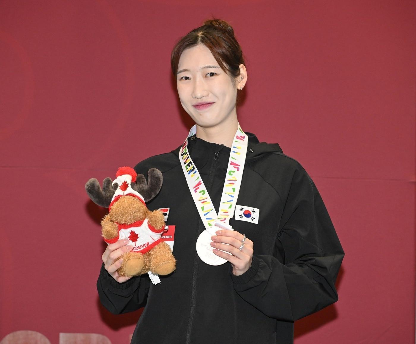 본문 이미지 - 펜싱 에페 여자 대표팀의 임태희&#40;계룡시청&#41;가 FIE 밴쿠버 월드컵 개인전에서 동메달을 수확했다. &#40;대한펜싱협회 제공&#41;