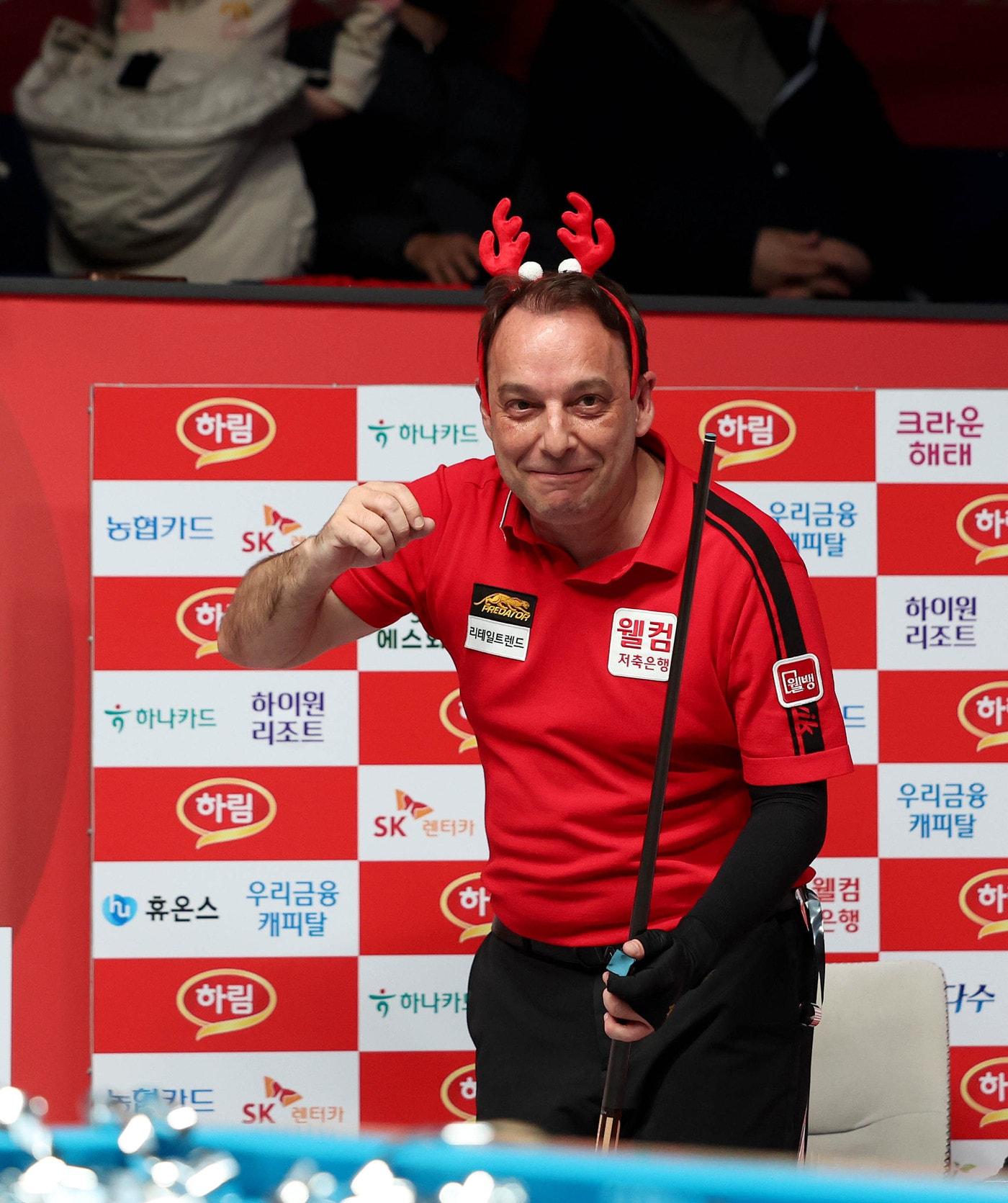 본문 이미지 - 통산 3번째 우승을 달성한 다니엘 산체스&#40;PBA 제공&#41; 