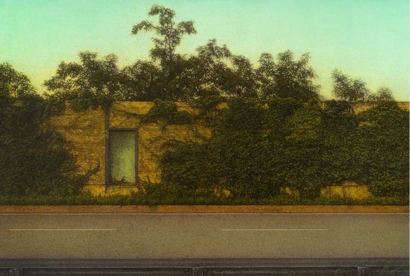 길가, 2025, 92 x 130 cm, Oil on canvas, 30.3x194cm&#40;120F&#41; &#40;선화랑 제공&#41;