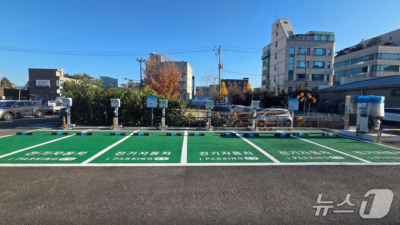 강원 강릉지역 전기차 충전시설.&#40;강릉시 제공, 재판매 및 DB 금지&#41; 2025.12.8/뉴스1