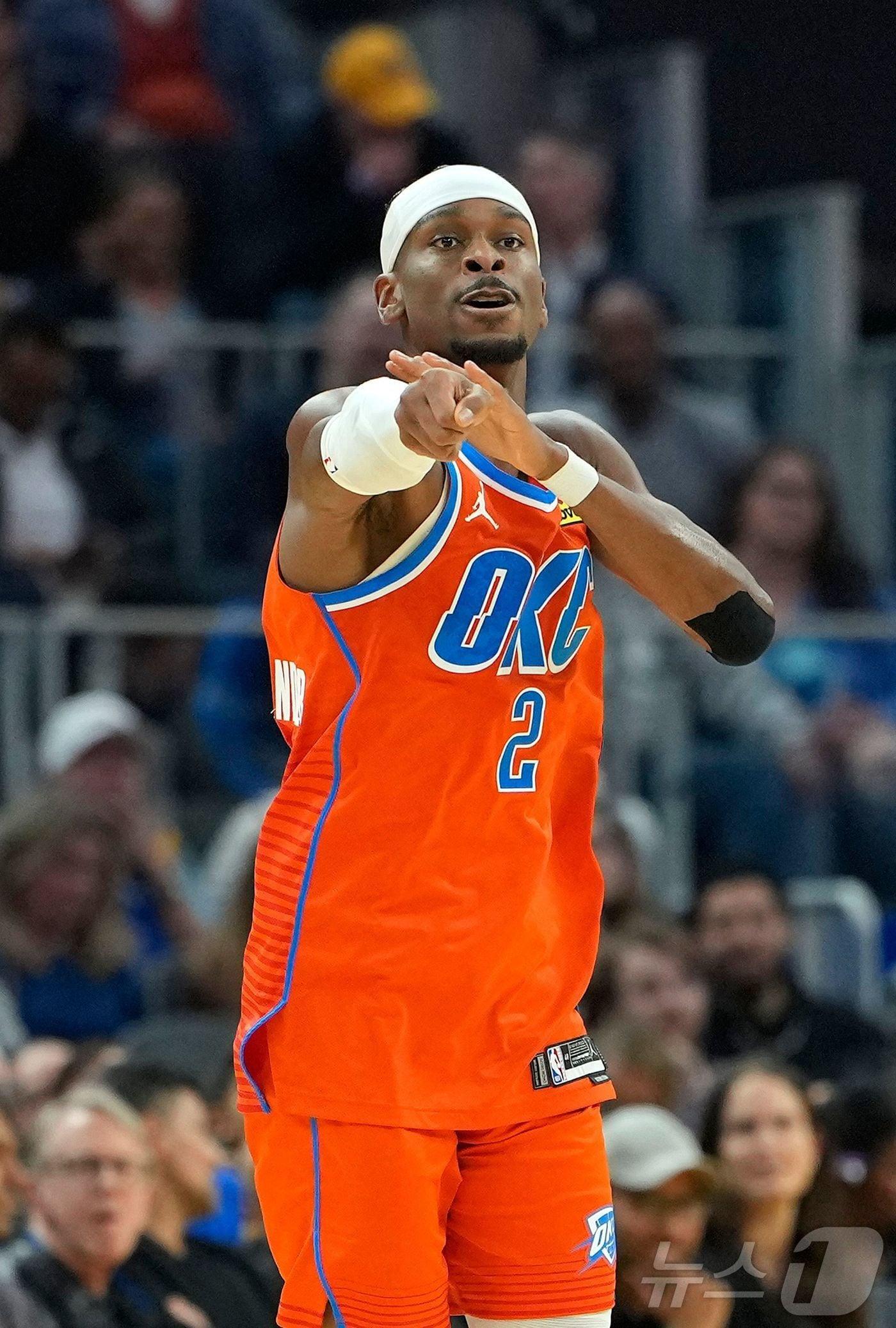 본문 이미지 - NBA 오클라호마시티 길저스-알렉산더.ⓒ AFP=뉴스1