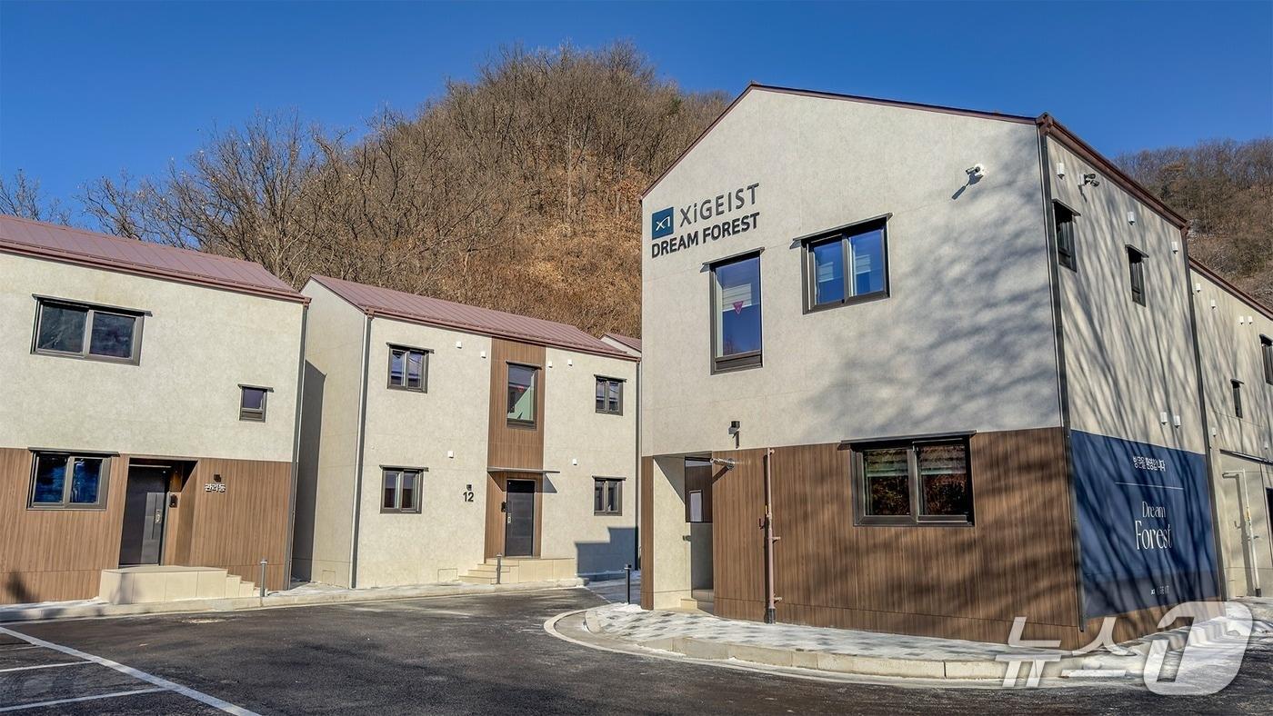  목조 모듈러로 주공한 직원 기숙사 단지 &#39;드림 포레스트&#39; &#40;자이가이스트 제공&#41; 뉴스1 ⓒ News1
