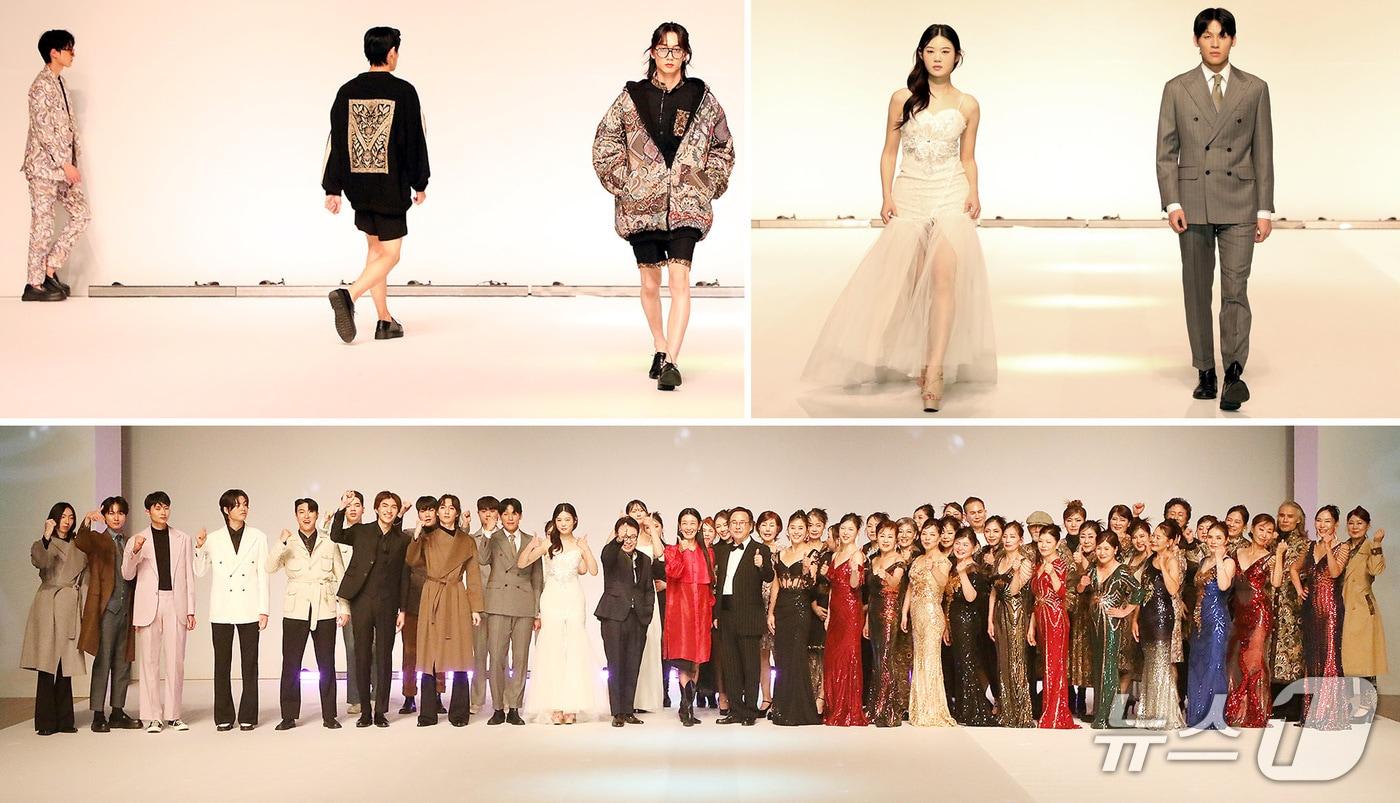 지난 5일 한국패션센터에서 영남이공대 모델테이너과 학생들이 &#39;졸업패션쇼–A New Chapter&#39;를 선보였다. &#40;영남이공대 제공. 재판매 및 DB금지&#41;