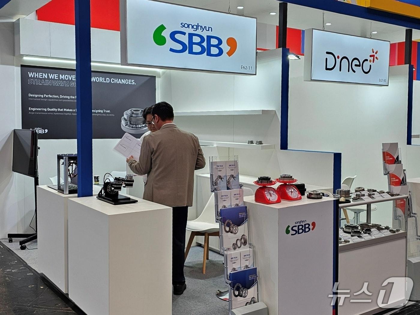 본문 이미지 - &#39;하노버 메세 2025&#39;에 참가한 에스비비테크&#40;에스비비테크 제공&#41;