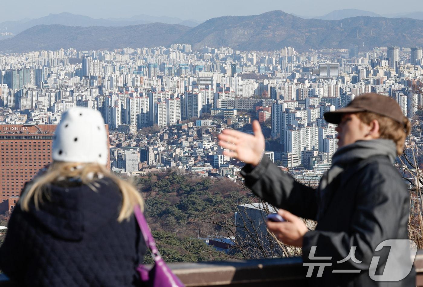 서울 남산에서  바라본 시내 아파트 단지. 2025.12.8/뉴스1 ⓒ News1 안은나 기자