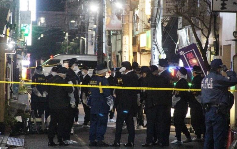 본문 이미지 - 지난 6일 밤 아기 시신이 발견된 사건 현장. 재팬타임즈