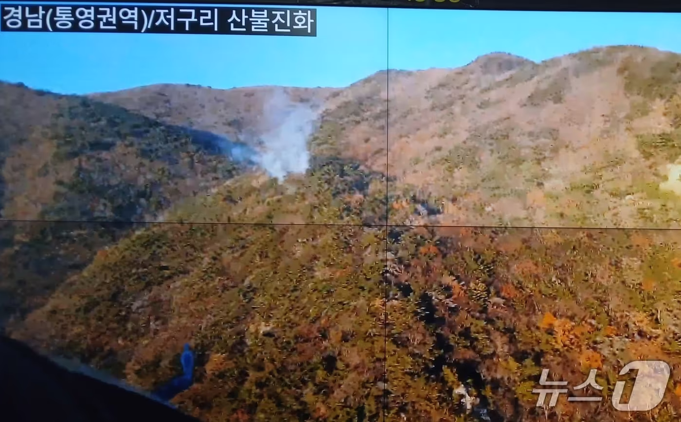 산불 현장.&#40;산림청 제공. 재판매 및 DB금지&#41;