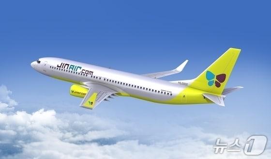 본문 이미지 -  진에어 B737-800.&#40;진에어 제공&#41;