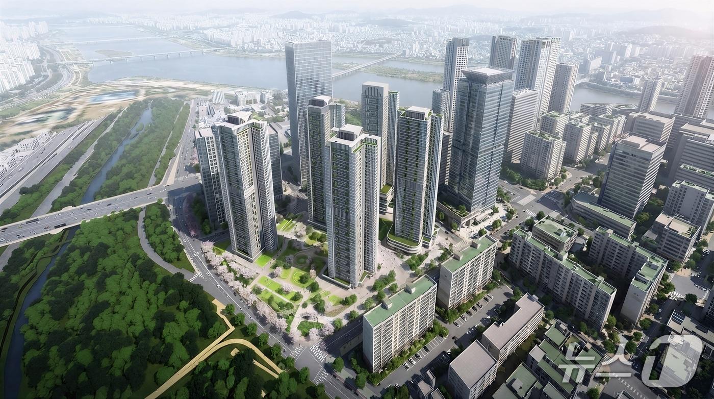 여의도 광장아파트 조감도 &#40;서울시 제공&#41; 뉴스1 ⓒ News1