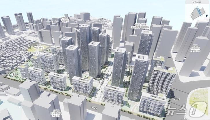 본문 이미지 -  영등포구 도림1구역 예상 조감도 &#40;서울시 제공&#41; 뉴스1 ⓒ News1  