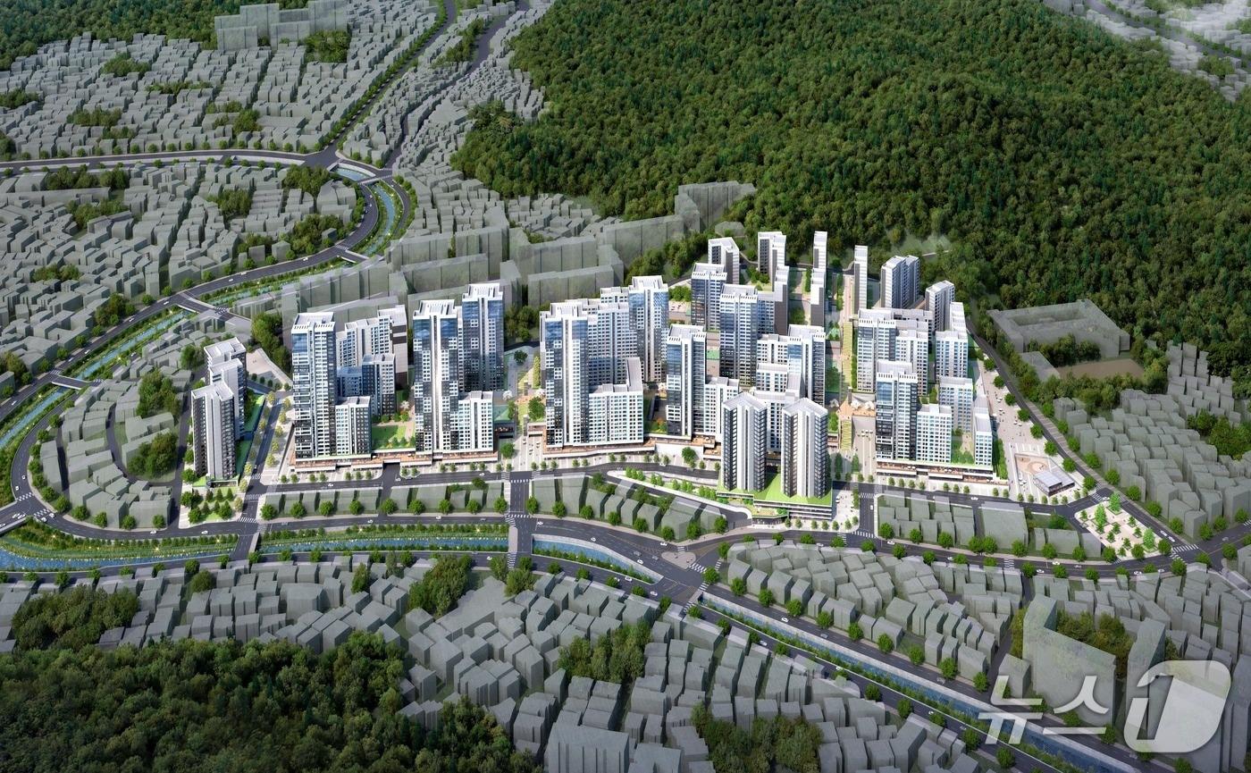  서울 관악구 신림 5구역 예상 조감도 &#40;서울시 제공&#41; 뉴스1 ⓒ News1  