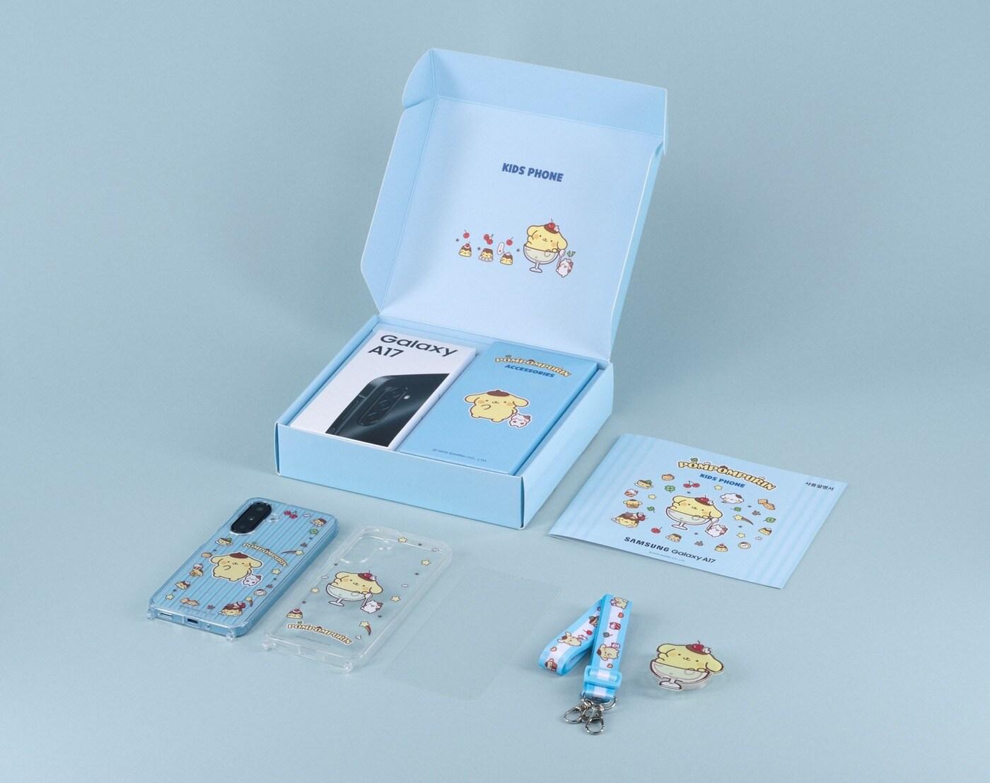 본문 이미지 - KT '폼폼푸린 키즈폰' 구성품 (KT 제공)