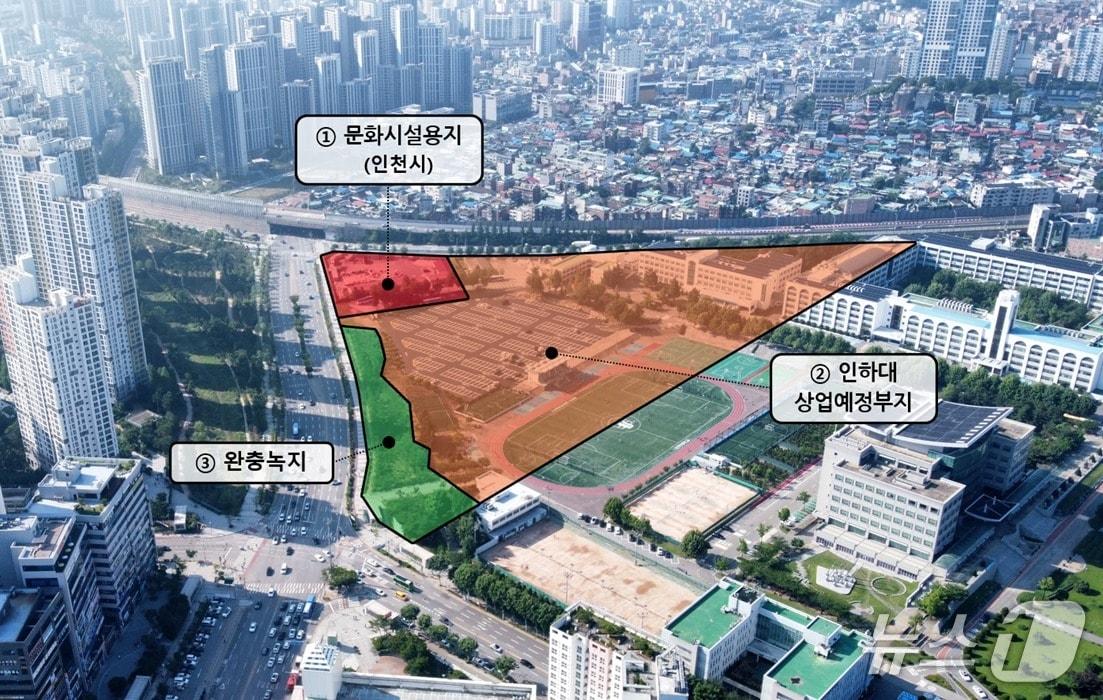 본문 이미지 - 문화예술 북합공간 위치도 &#40;인천시 제공.재판매 및 DB금지&#41;