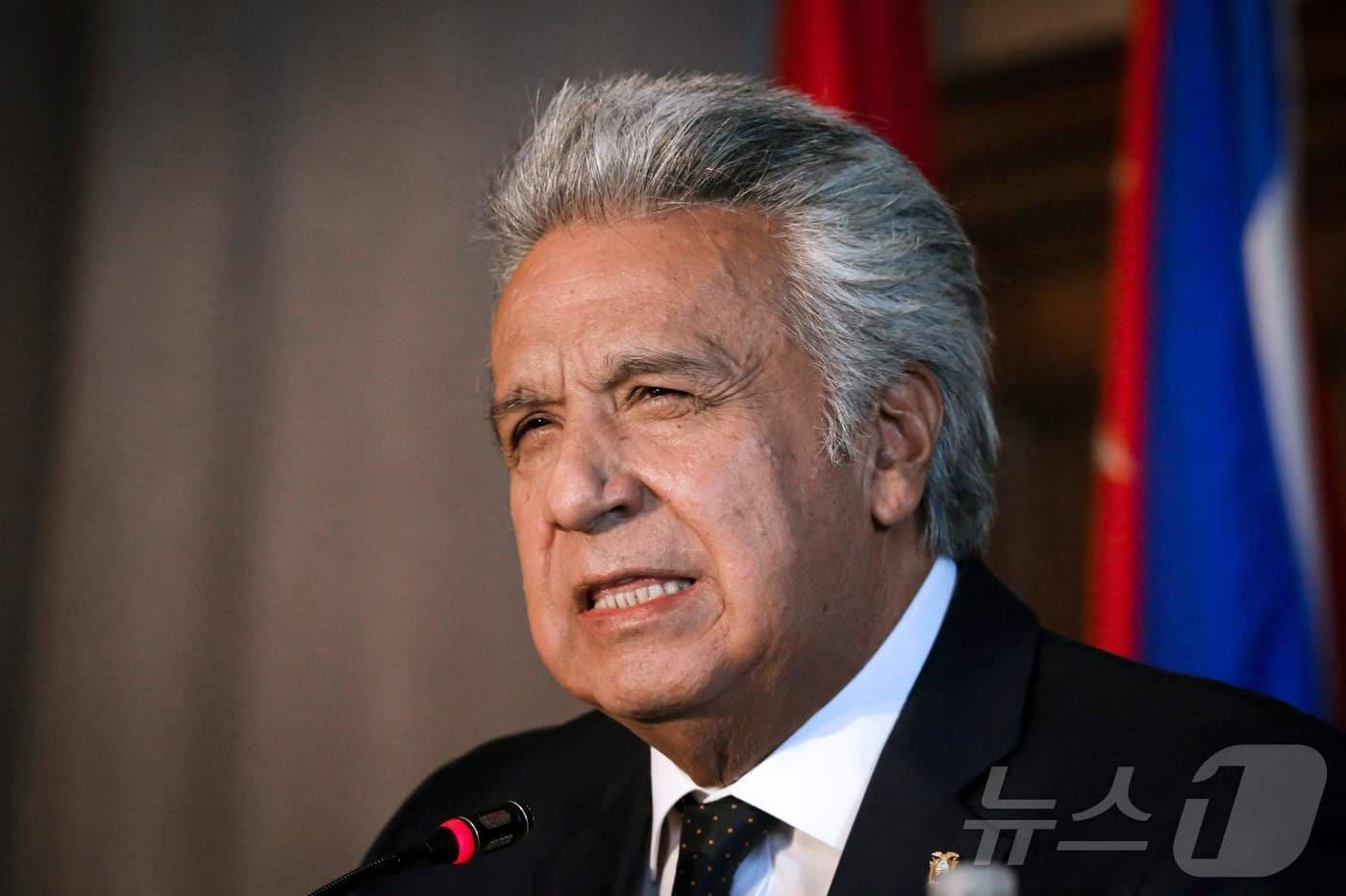 레닌 모레노 전 에콰도르 대통령. 2021.5.5 ⓒ AFP=뉴스1