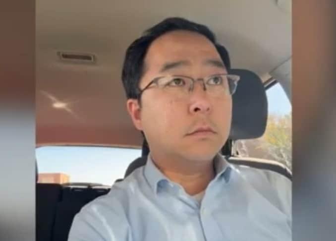 본문 이미지 - 8일&#40;현지시간&#41; 유튜브에 올라온 앤디 김 미 상원의원 영상 &#40;패치닷컴 갈무리&#41;