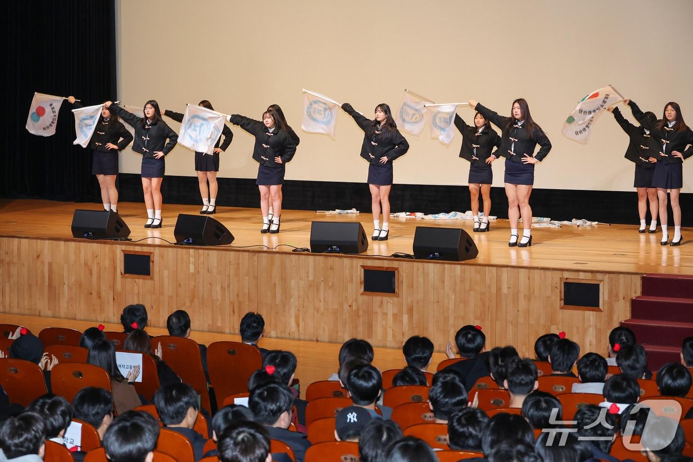 강원 원주시의 제15회 고3 한마당 축제가 9~10일 백운아트홀에서 열리고 있다. &#40;원주시 제공. 재판매 및 DB금지&#41; 2025.12.9/뉴스1