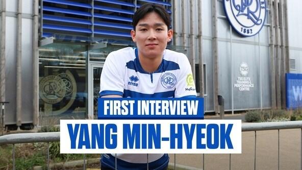 본문 이미지 -  퀸스파크레인저스로 임대 이적한 양민혁&#40;퀸스파크레인저스 홈페이지 캡처&#41;