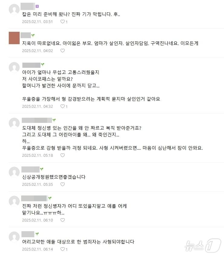 본문 이미지 - (대전·세종지역 맘카페 갈무리) /뉴스1