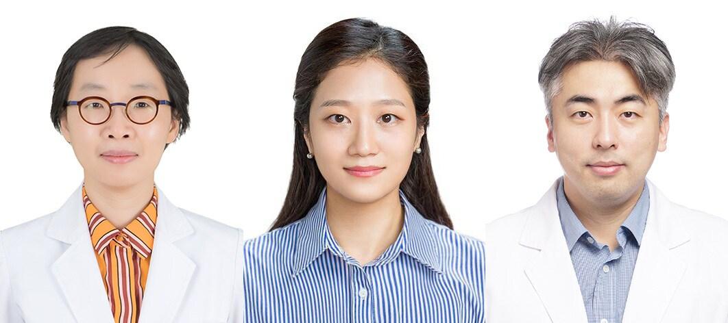 본문 이미지 - 고대안산병원 영상의학과 이영흔, 김채리 교수, 비뇨의학과 태범식 교수(왼쪽부터).(고대안산병원 제공)