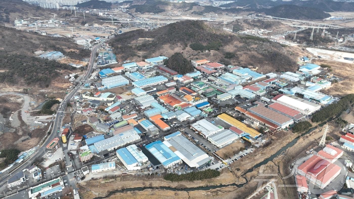 김해 진영농공단지 전경.&#40;김해시 제공&#41;