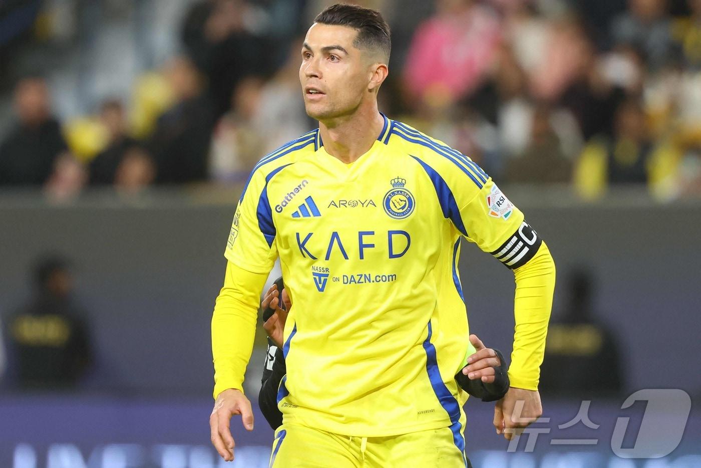 알나스르와 1년 계약 연장을 앞둔 크리스티아누 호날두. ⓒ AFP=뉴스1