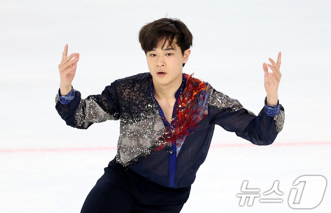 올림픽 무대에 도전하는 김현겸 2025.2.11/뉴스1 ⓒ News1 이승배 기자