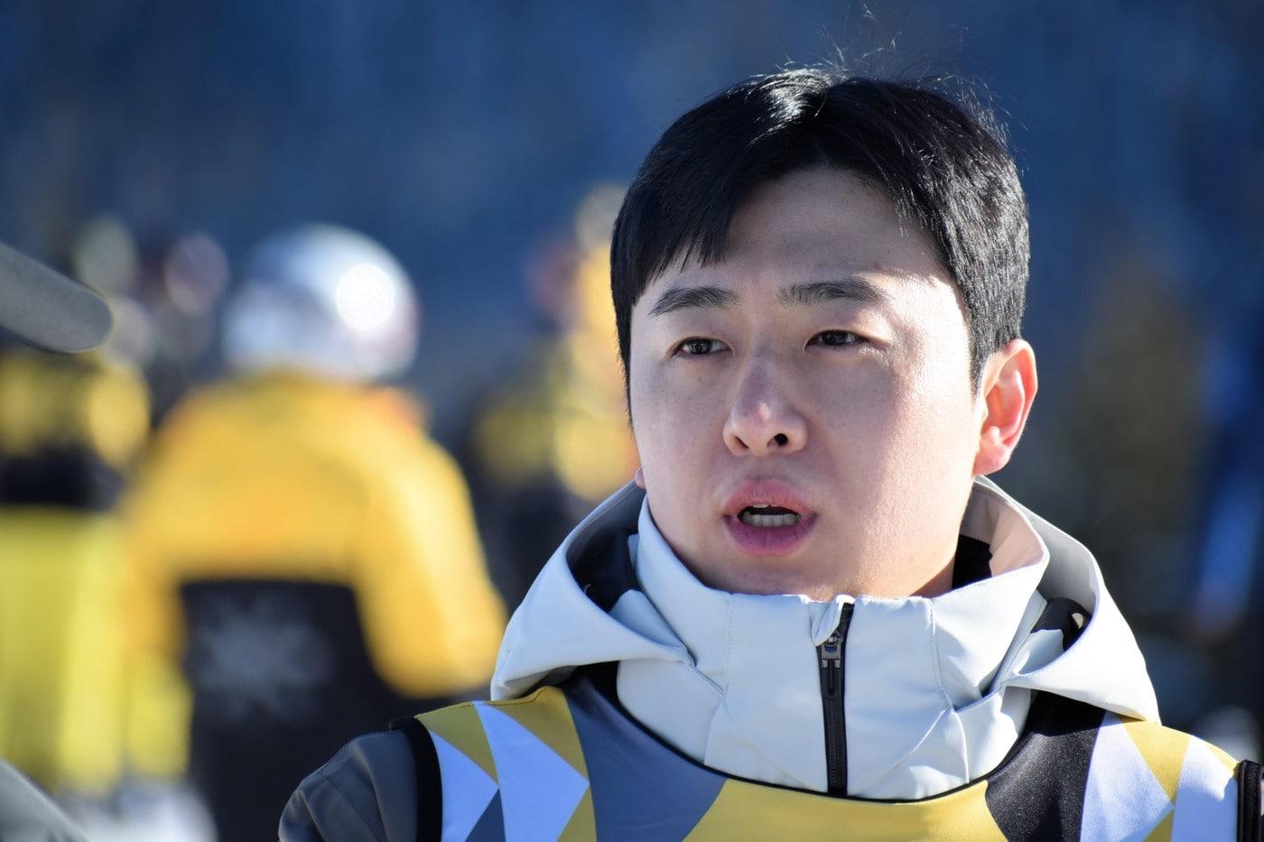 세계상이군인체육대회 2025 캐나다 인빅터스 게임에 출전한 이한 선수가 11일(현지시간) 휘슬러 스노우보드 경기장에서 취재진과 인터뷰하고 있다.(국가보훈부 공동취재단)