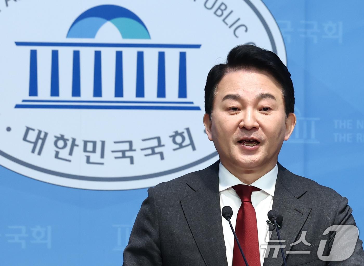 본문 이미지 - 원희룡 전 국토교통부 장관 2025.2.12 ⓒ 뉴스1 김민지 기자