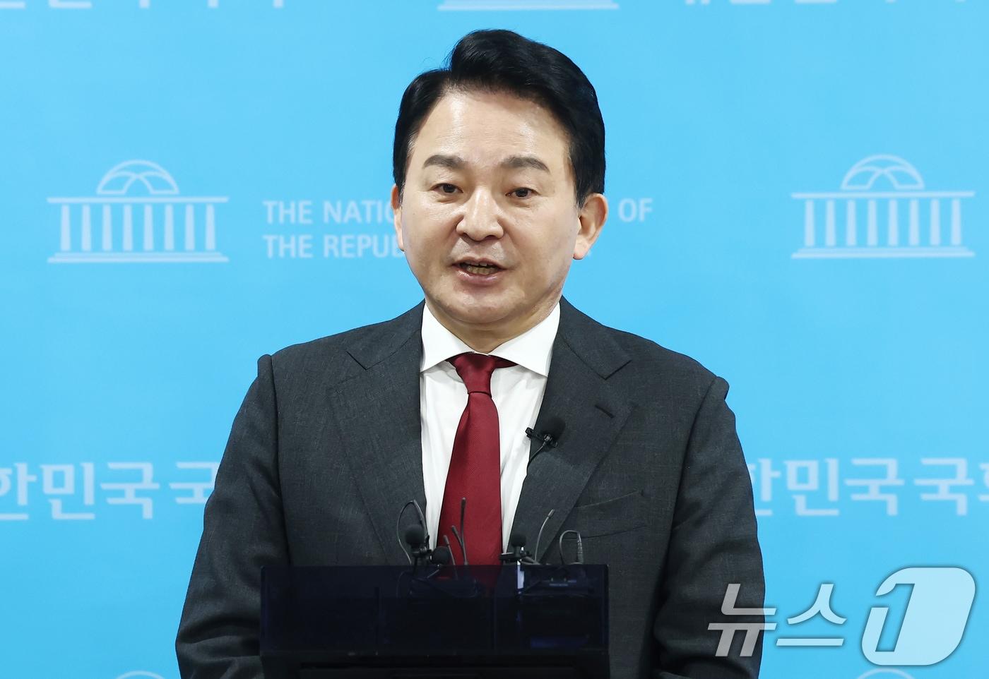 본문 이미지 - 원희룡 전 국토교통부 장관. 2025.2.12 ⓒ 뉴스1 김민지 기자