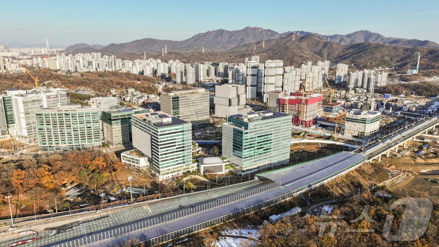 과천지식정보타운 모습.(과천시 제공)