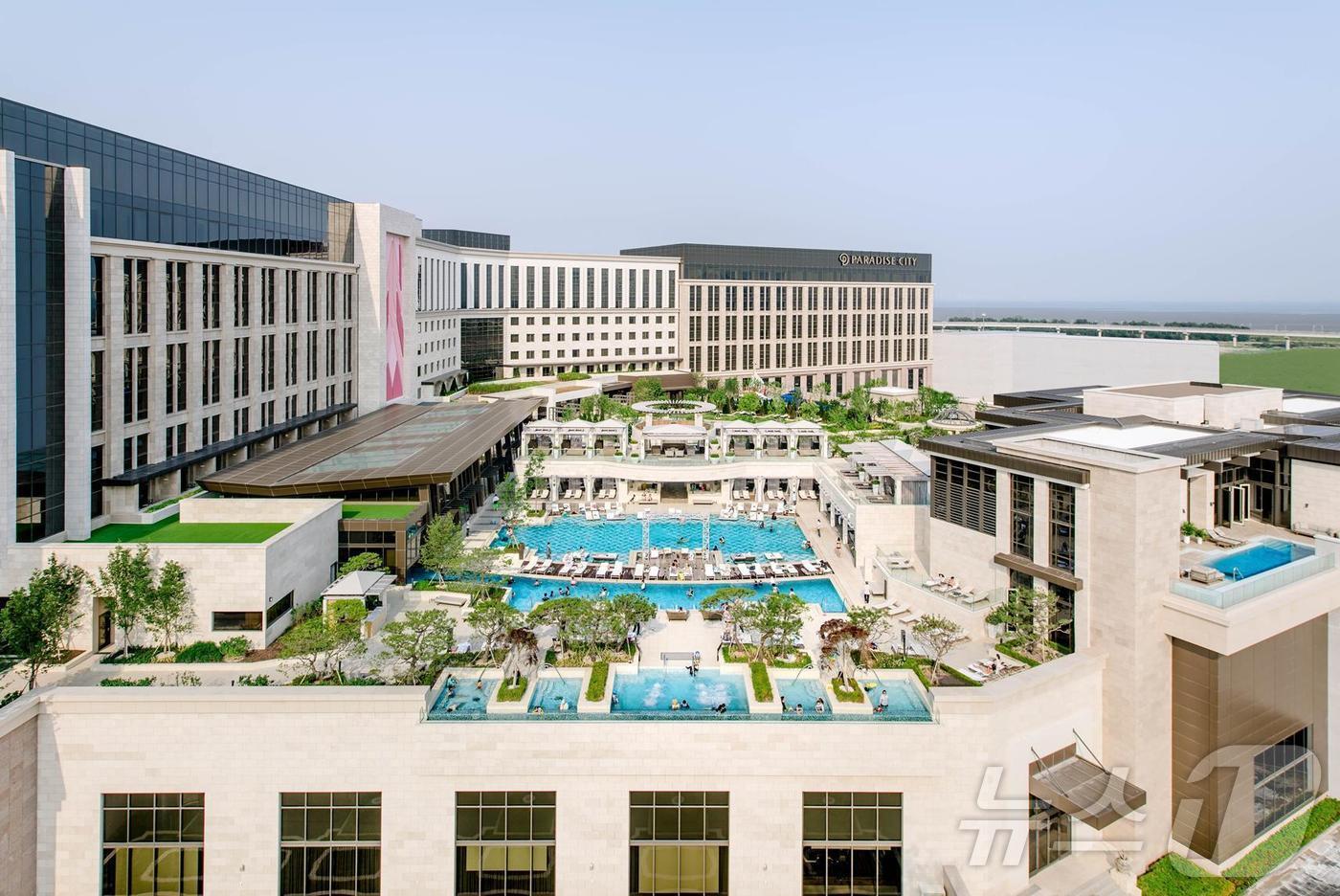 본문 이미지 - 인천 영종도 파라다이스시티 전경(파라다이스 제공)